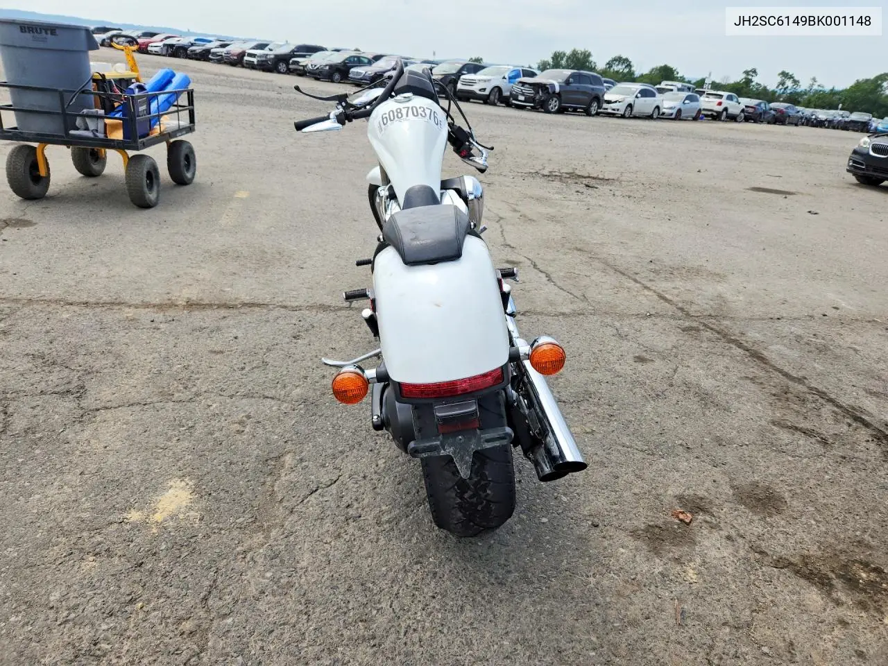 2011 Honda Vt1300 Cx VIN: JH2SC6149BK001148 Lot: 60870376