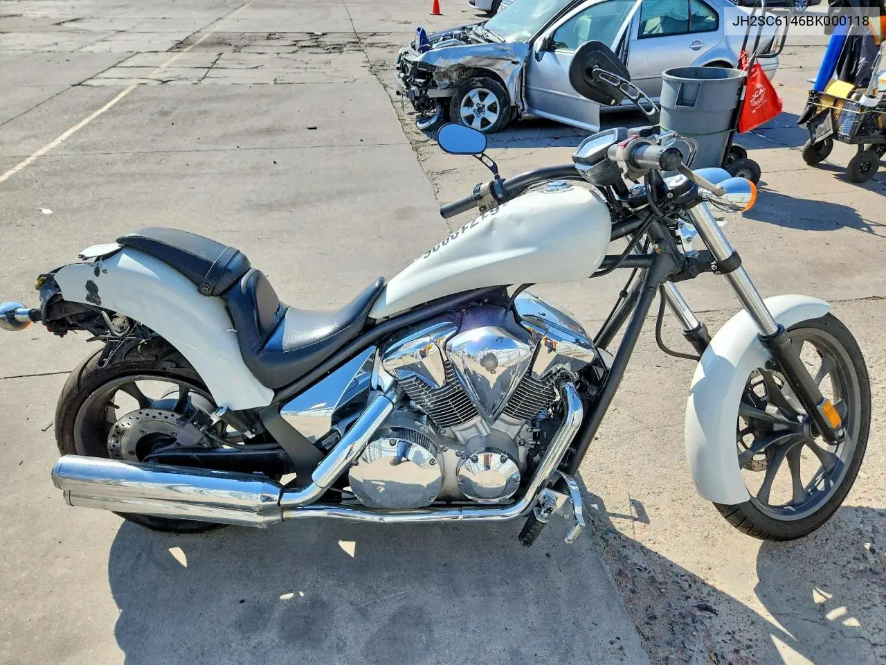 2011 Honda Vt1300 Cx VIN: JH2SC6146BK000118 Lot: 61712826
