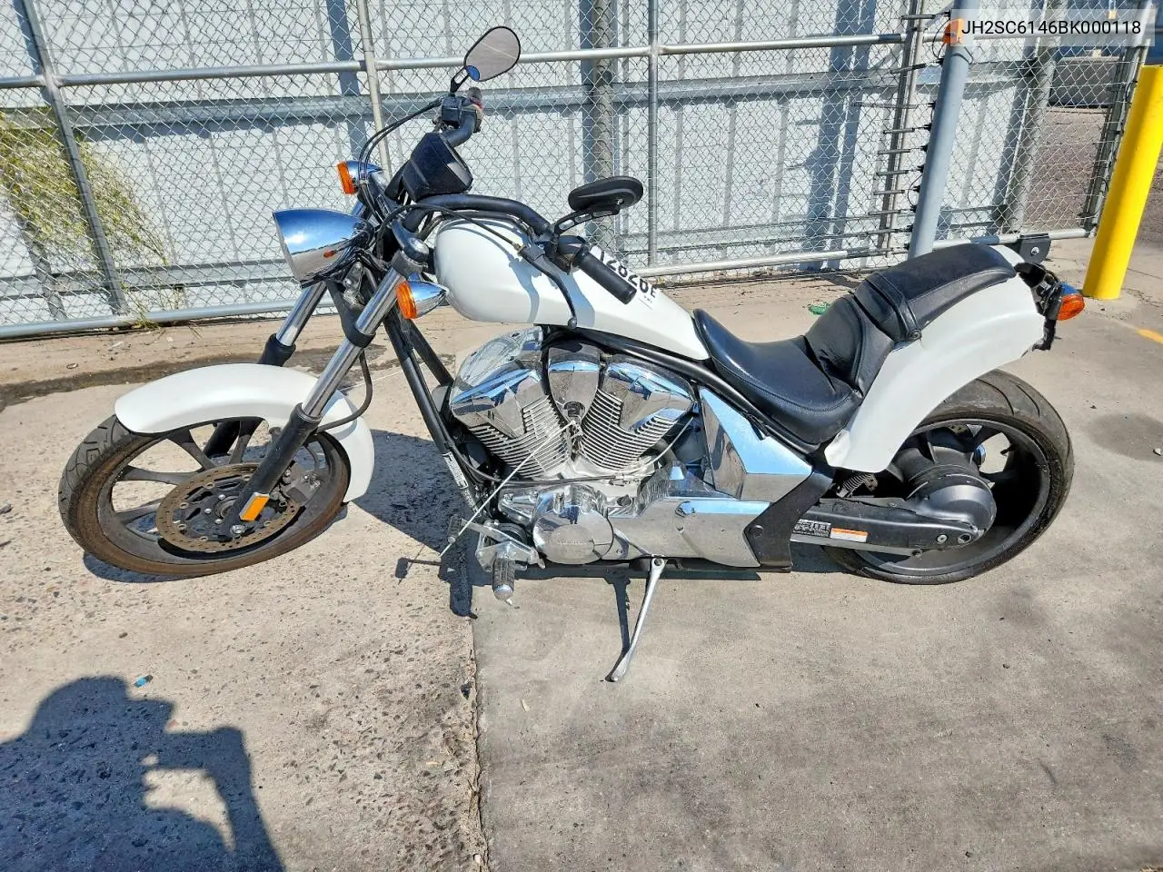 2011 Honda Vt1300 Cx VIN: JH2SC6146BK000118 Lot: 61712826