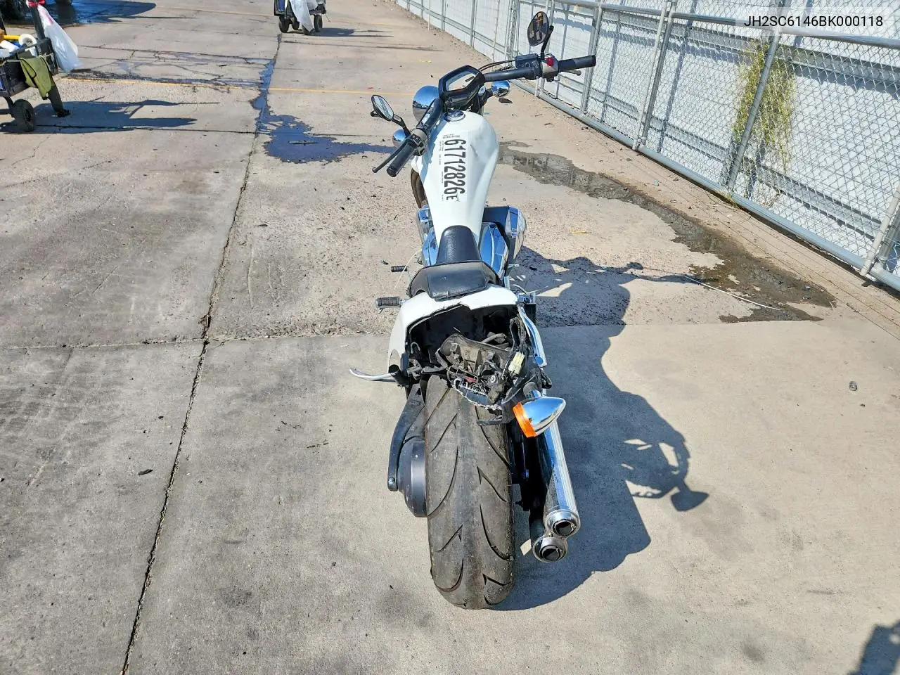 2011 Honda Vt1300 Cx VIN: JH2SC6146BK000118 Lot: 61712826