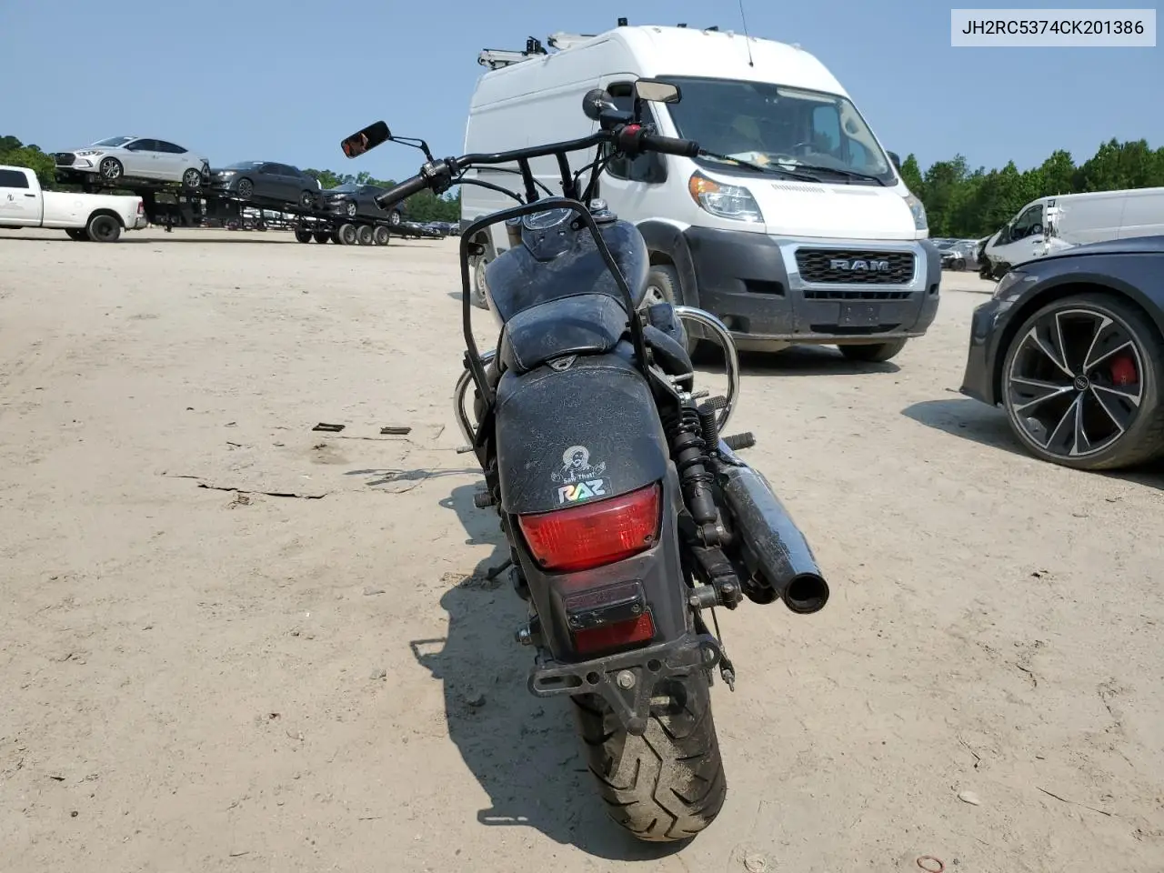 2012 Honda Vt750 C2B VIN: JH2RC5374CK201386 Lot: 58908035