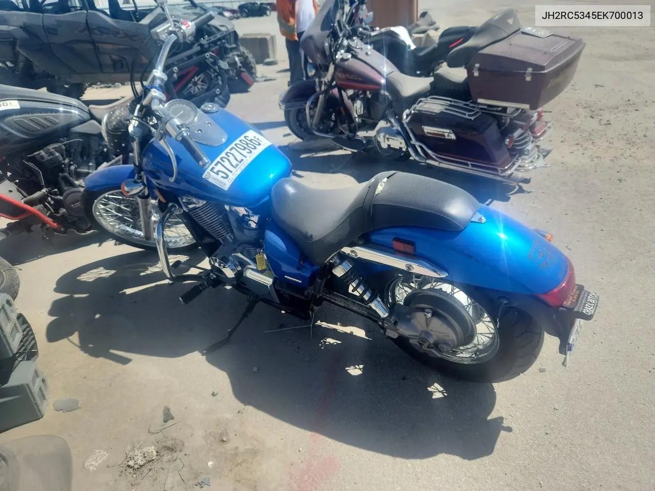 2014 Honda Vt750 C2F VIN: JH2RC5845EK70001 Lot: 57227986