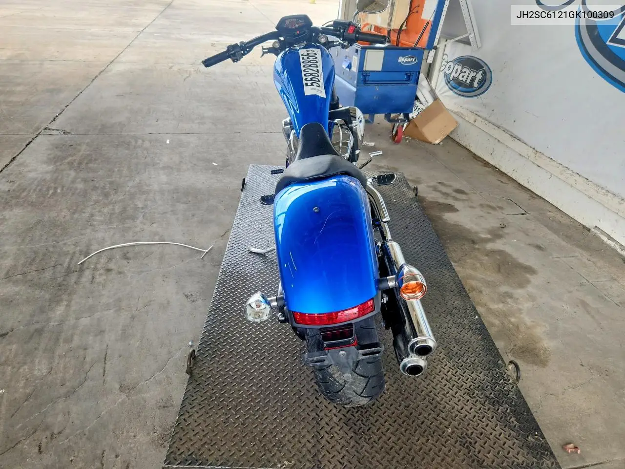 2016 Honda Vt1300 Cx VIN: JH2SC6121GK100309 Lot: 56828856