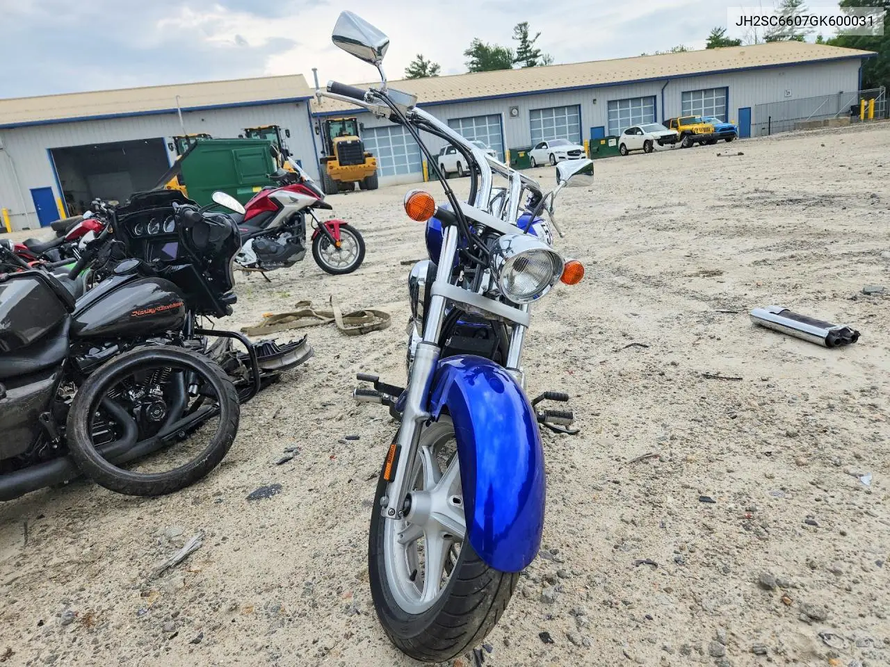 2016 Honda Vt1300 Cr VIN: JH2SC6607GK600031 Lot: 59245686