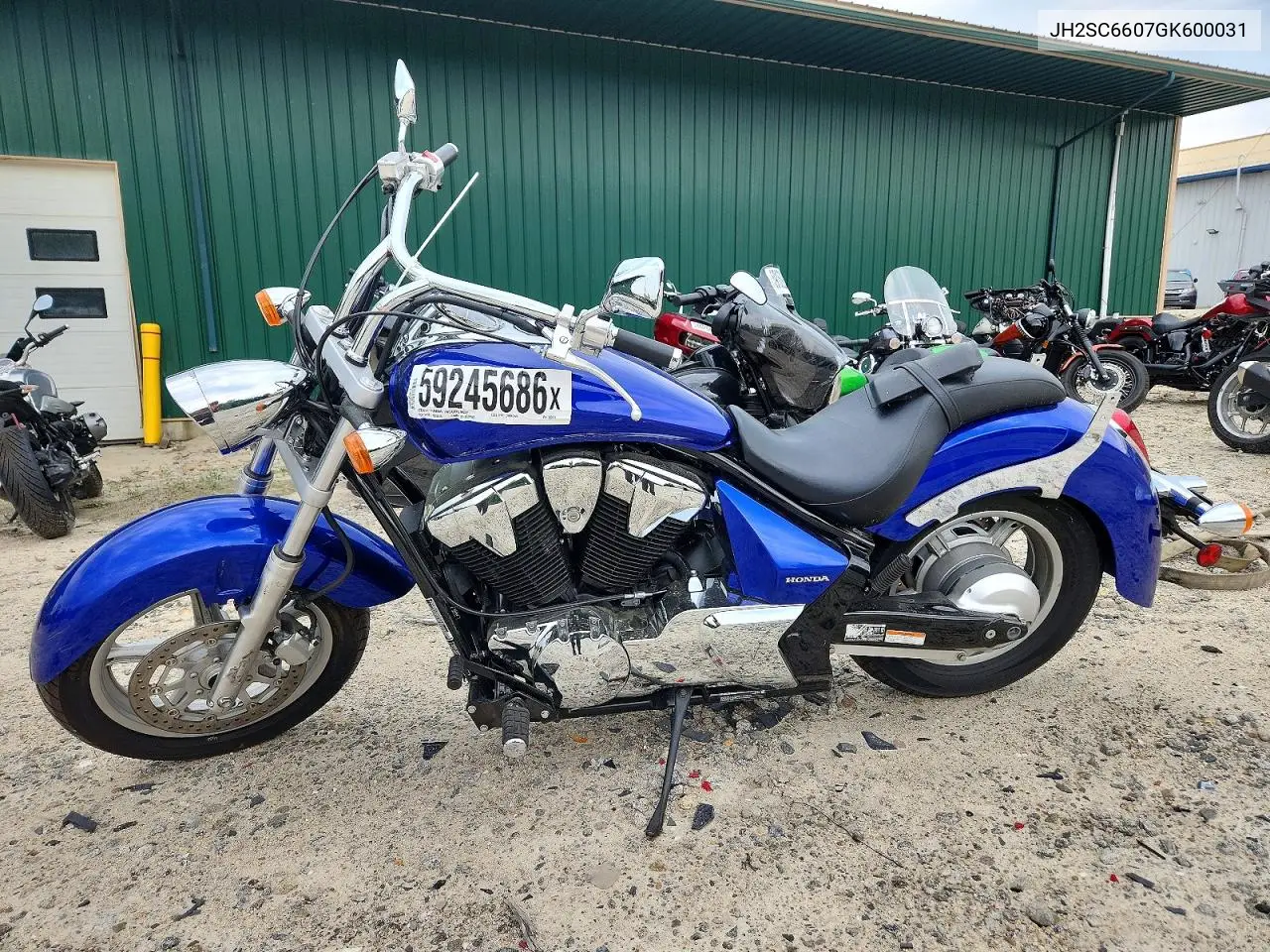 2016 Honda Vt1300 Cr VIN: JH2SC6607GK600031 Lot: 59245686