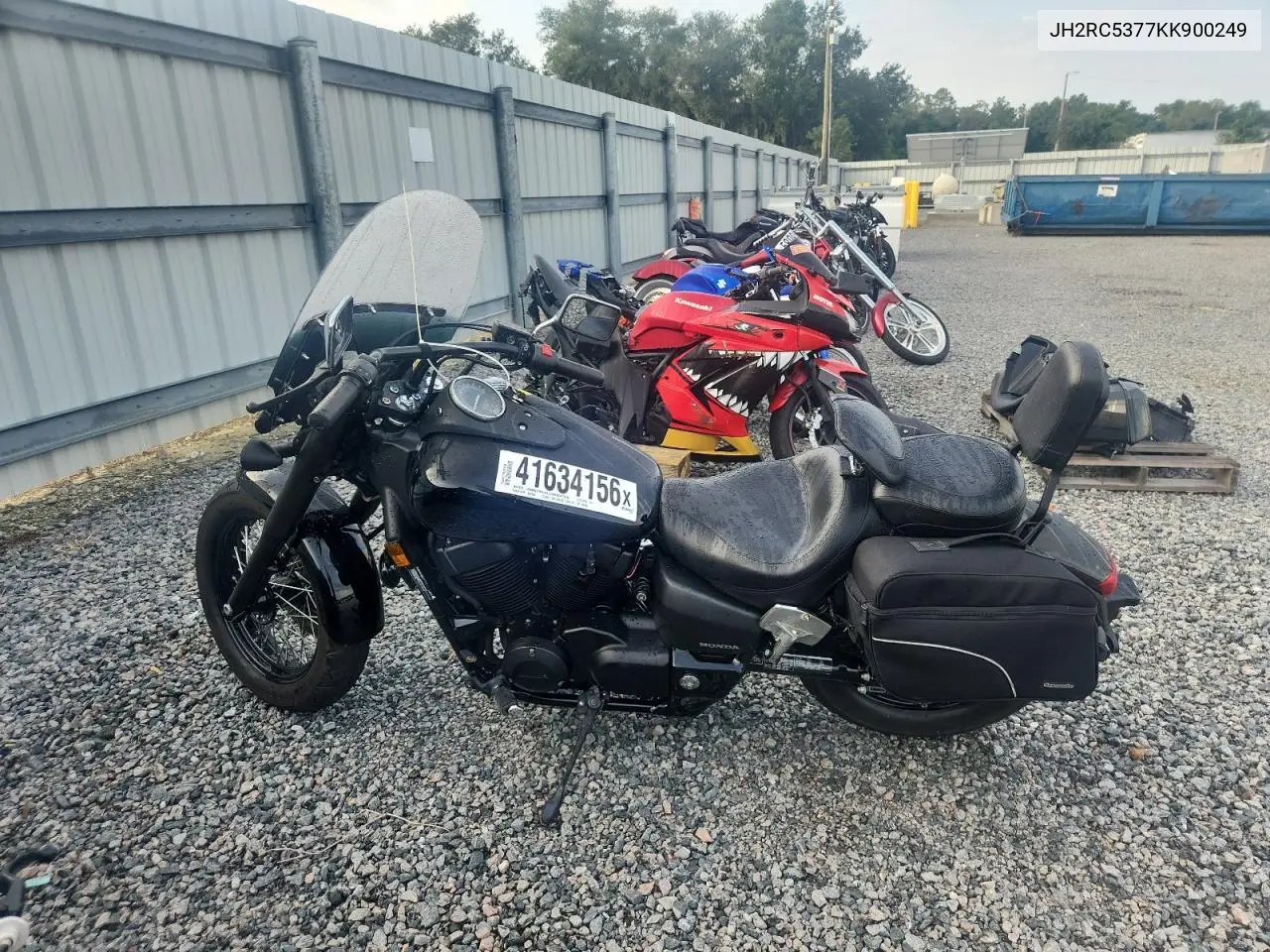 2019 Honda Vt750 C2B VIN: JH2RC5377KK900249 Lot: 41634156