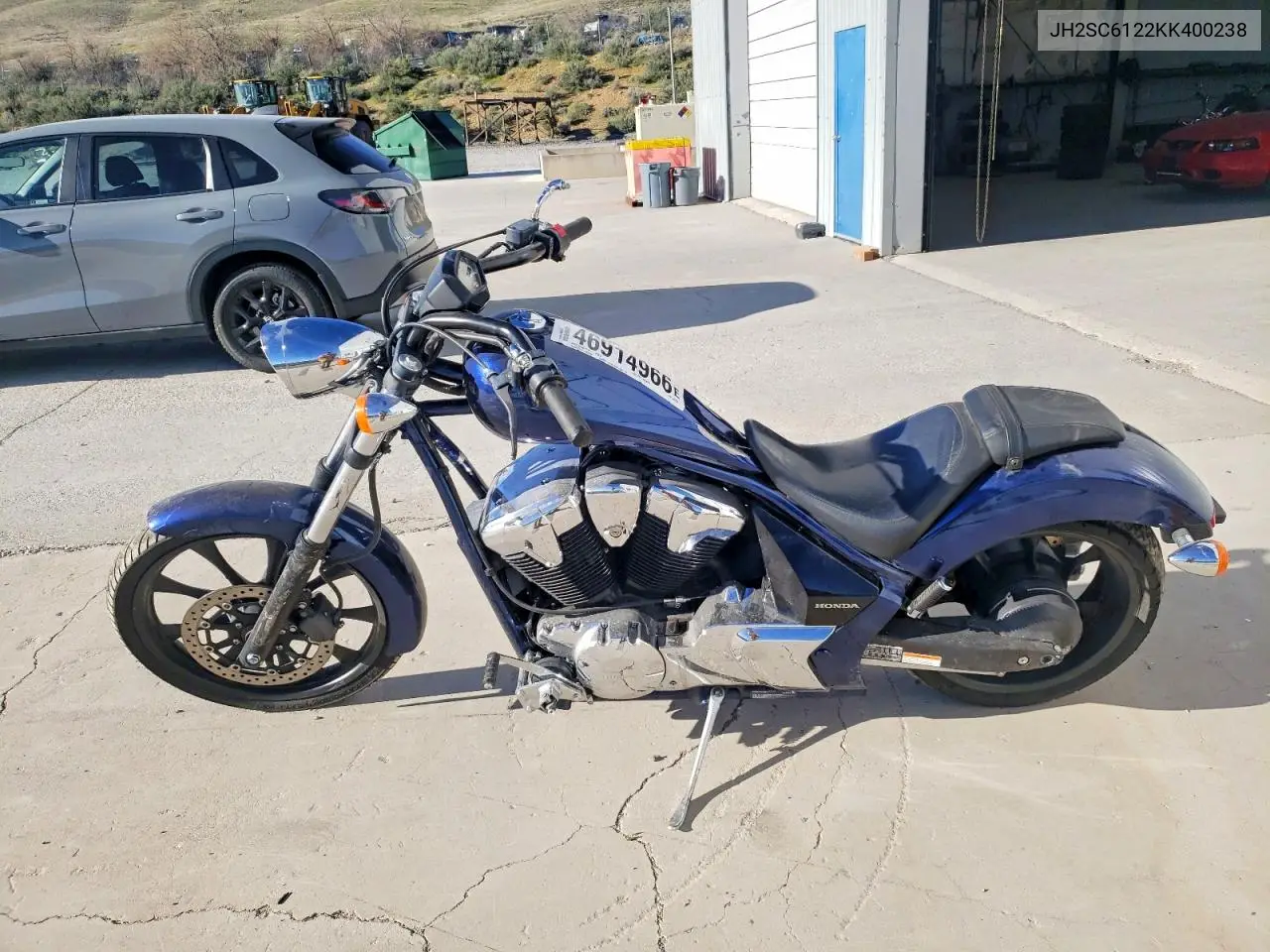 2019 Honda Vt1300 Cx VIN: JH2SC6122KK400238 Lot: 46914966