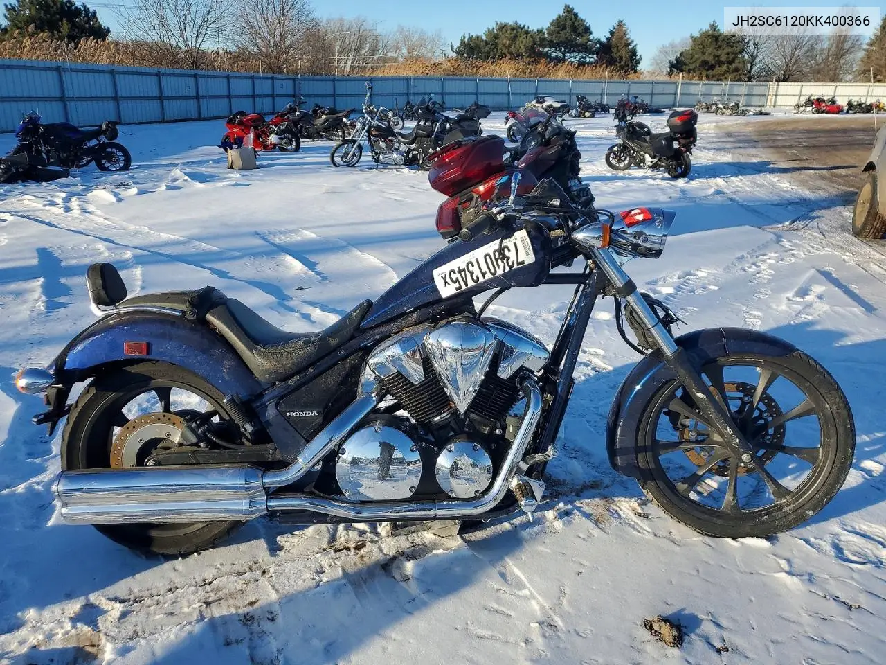 2019 Honda Vt1300 Cx VIN: JH2SC6120KK400366 Lot: 47825856