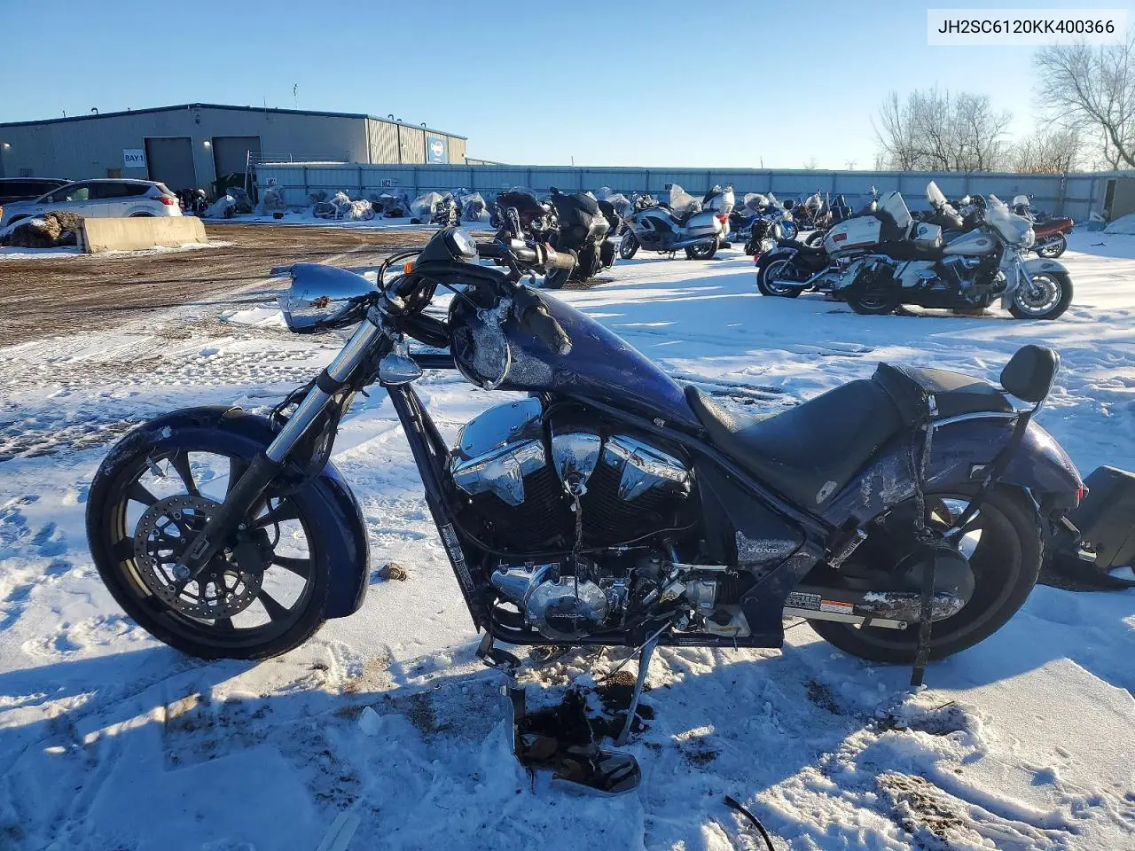 2019 Honda Vt1300 Cx VIN: JH2SC6120KK400366 Lot: 47825856