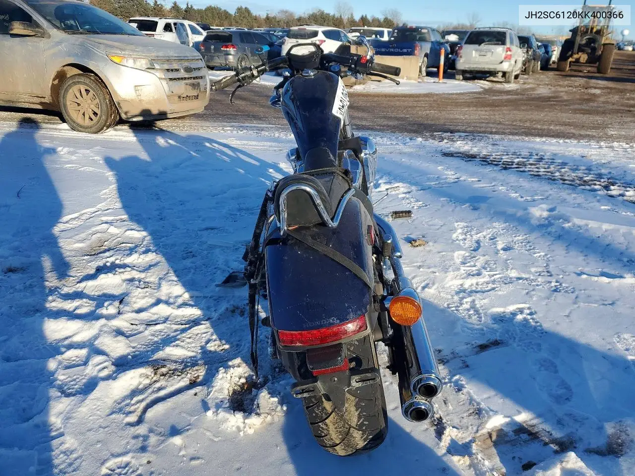 2019 Honda Vt1300 Cx VIN: JH2SC6120KK400366 Lot: 47825856