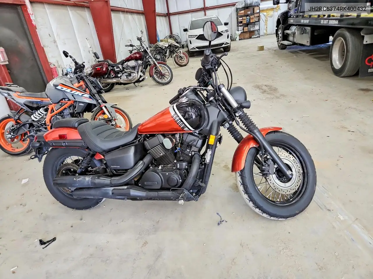 2024 Honda Vt750 C2B VIN: JH2RC5374RK400432 Lot: 58067666