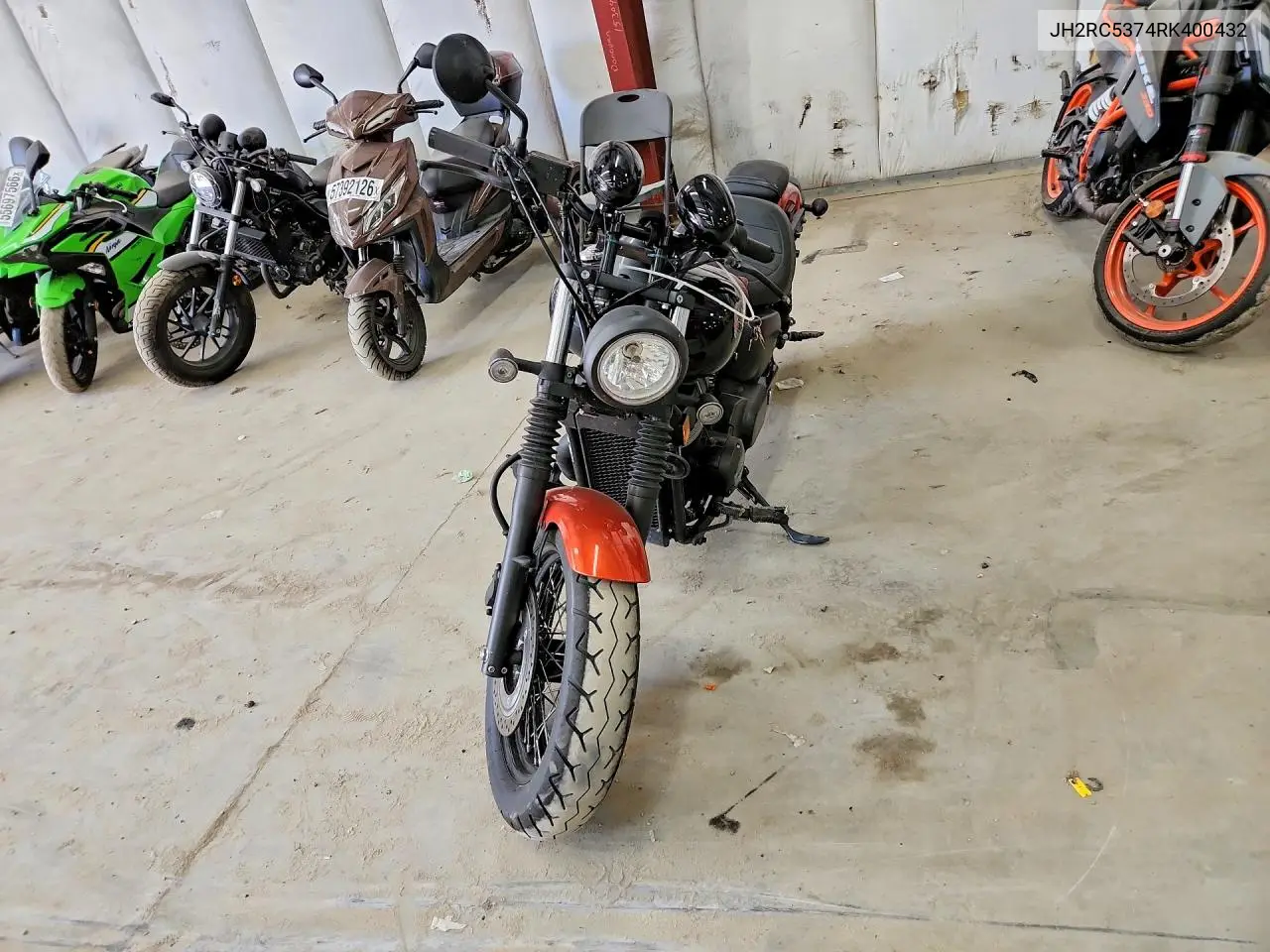 2024 Honda Vt750 C2B VIN: JH2RC5374RK400432 Lot: 58067666