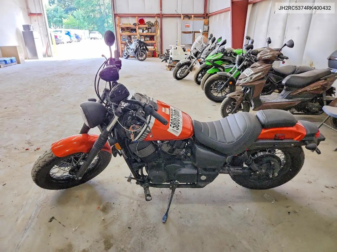 2024 Honda Vt750 C2B VIN: JH2RC5374RK400432 Lot: 58067666