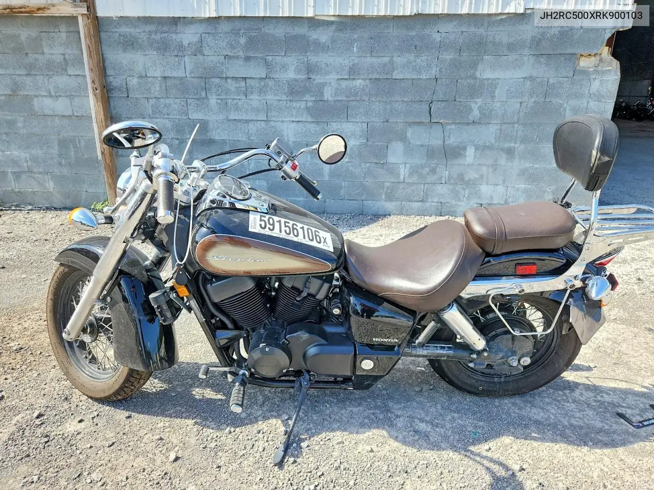 2024 Honda Vt750 C VIN: JH2RC500XRK900103 Lot: 59156106