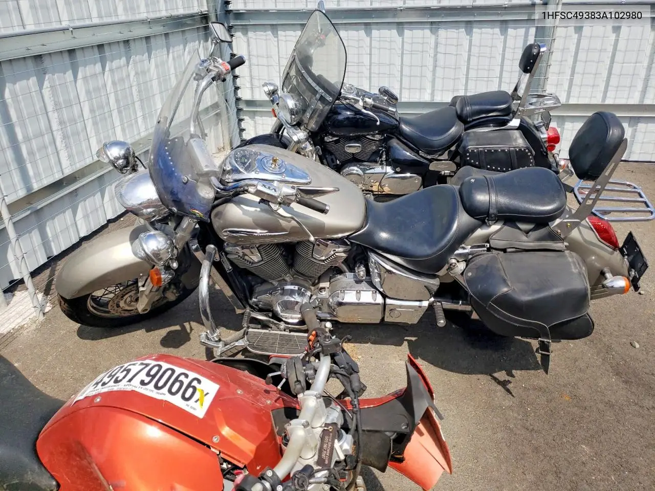 2003 Honda Vtx1800 S VIN: 1HFSC49383A102980 Lot: 53012896