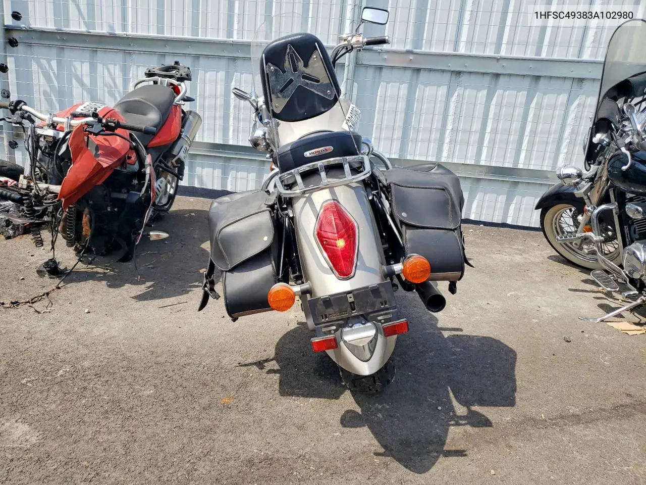 2003 Honda Vtx1800 S VIN: 1HFSC49383A102980 Lot: 53012896