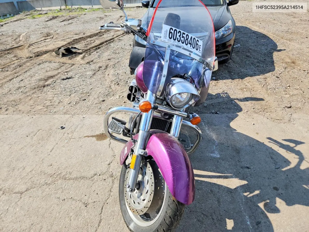 2005 Honda Vtx1300 R VIN: 1HFSC52395A214514 Lot: 60358406