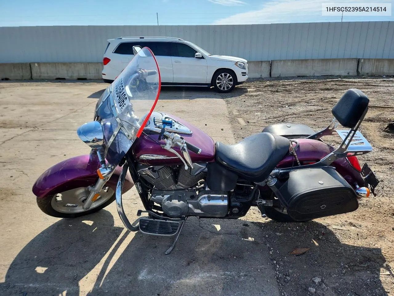 2005 Honda Vtx1300 R VIN: 1HFSC52395A214514 Lot: 60358406