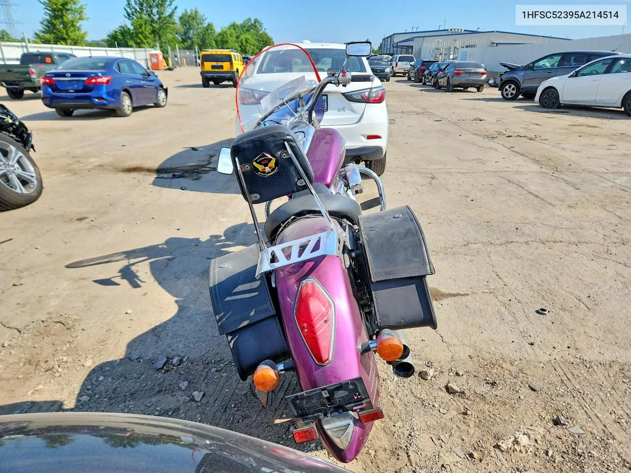 2005 Honda Vtx1300 R VIN: 1HFSC52395A214514 Lot: 60358406