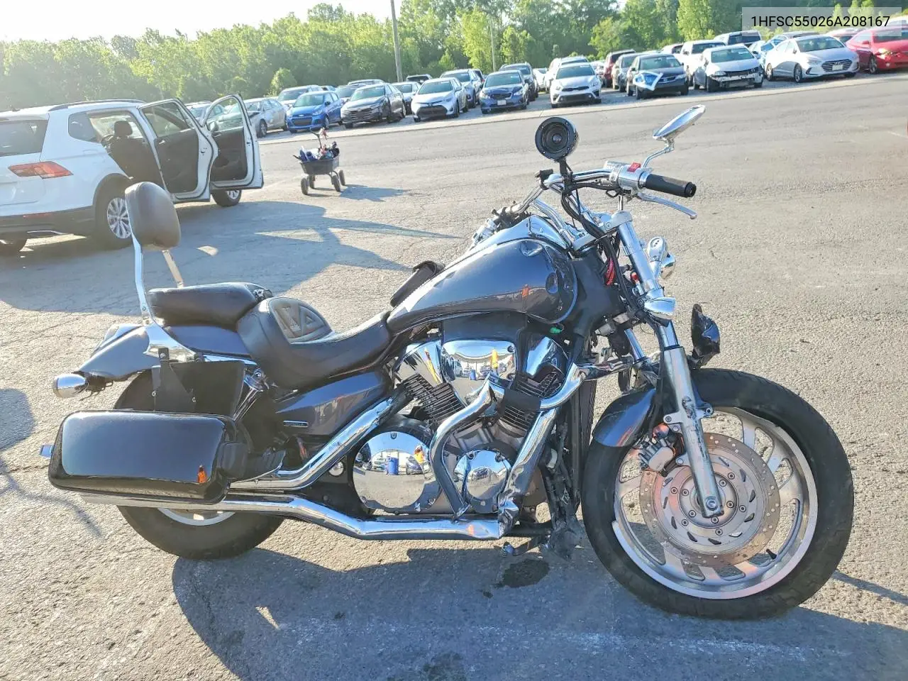 2006 Honda Vtx1300 C VIN: 1HFSC55026A208167 Lot: 50658856