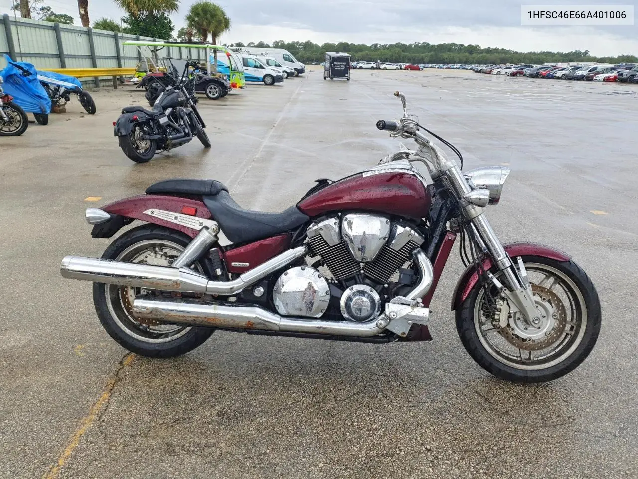 2006 Honda Vtx1800 F2 VIN: 1HFSC46E66A401006 Lot: 56593416