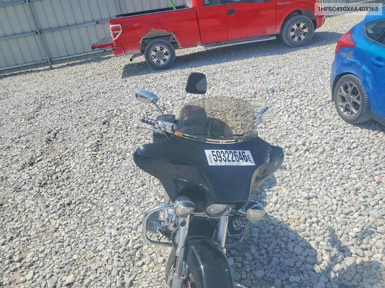 2006 Honda Vtx1800 N3 VIN: 1HFSC49GX6A403368 Lot: 59322646