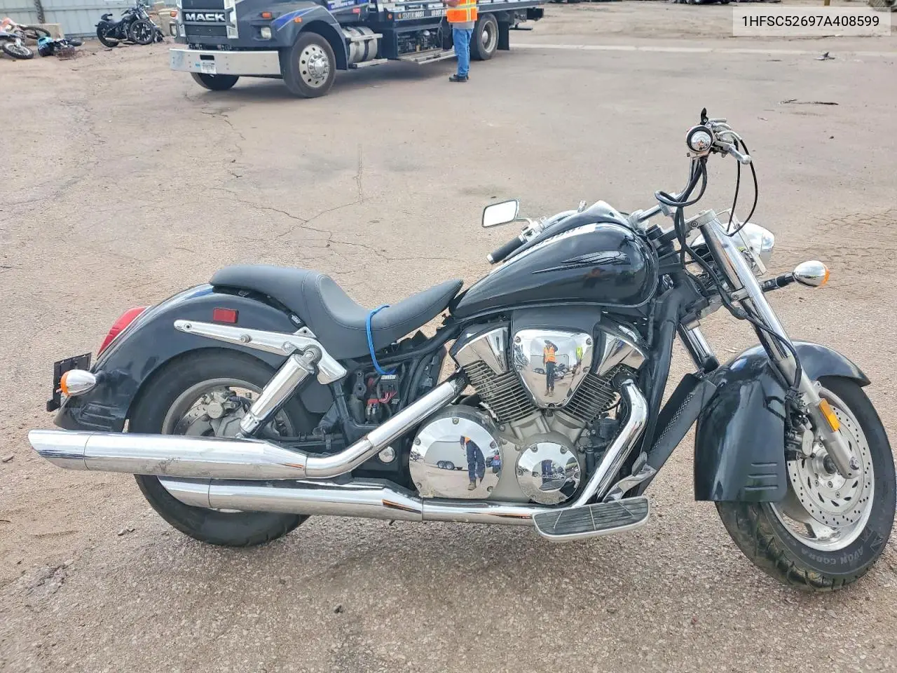 2007 Honda Vtx1300 R VIN: 1HFSC52697A408599 Lot: 48905396