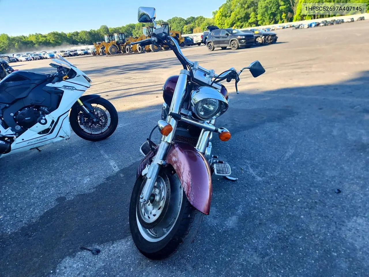 2007 Honda Vtx1300 R VIN: 1HFSC52697A407145 Lot: 55594806