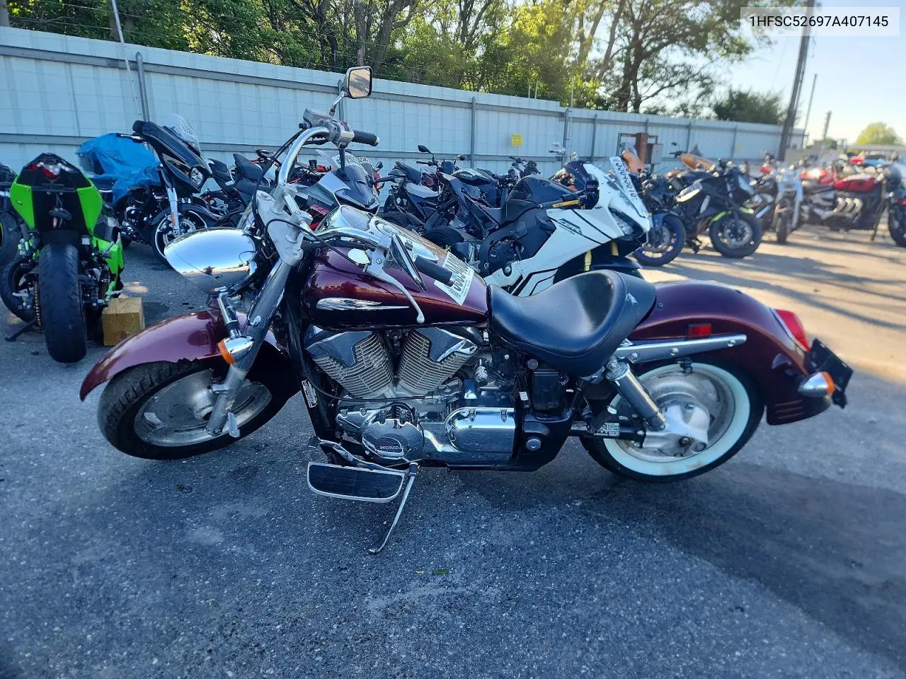 2007 Honda Vtx1300 R VIN: 1HFSC52697A407145 Lot: 55594806