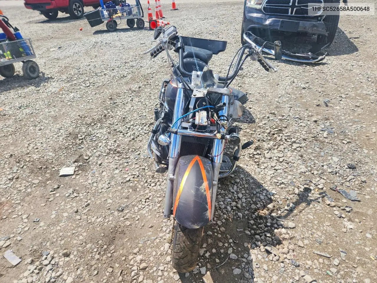 2008 Honda Vtx1300 R VIN: 1HFSC52658A500648 Lot: 51116016