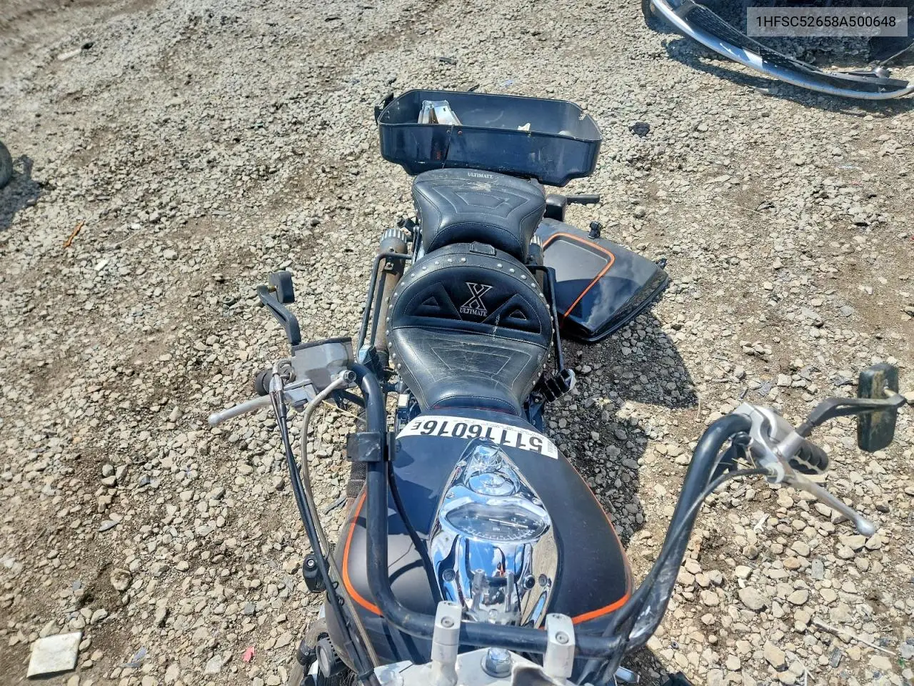 2008 Honda Vtx1300 R VIN: 1HFSC52658A500648 Lot: 51116016