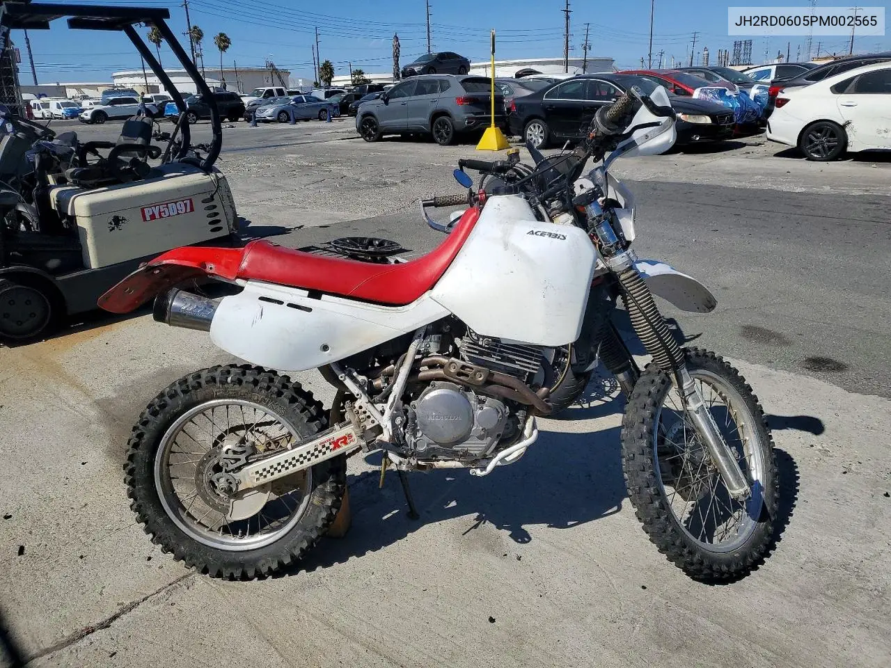 1993 Honda Xr650 L VIN: JH2RD0605PM002565 Lot: 57414956