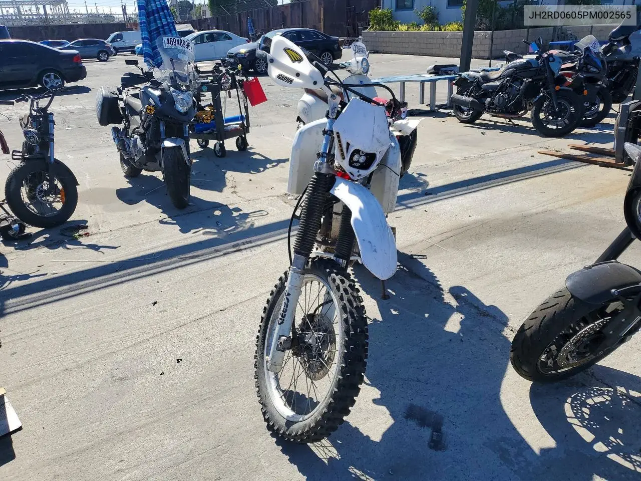 1993 Honda Xr650 L VIN: JH2RD0605PM002565 Lot: 57414956