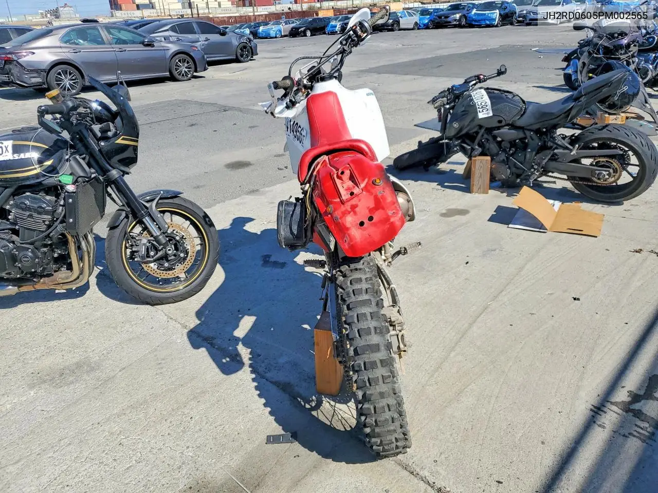 1993 Honda Xr650 L VIN: JH2RD0605PM002565 Lot: 57414956