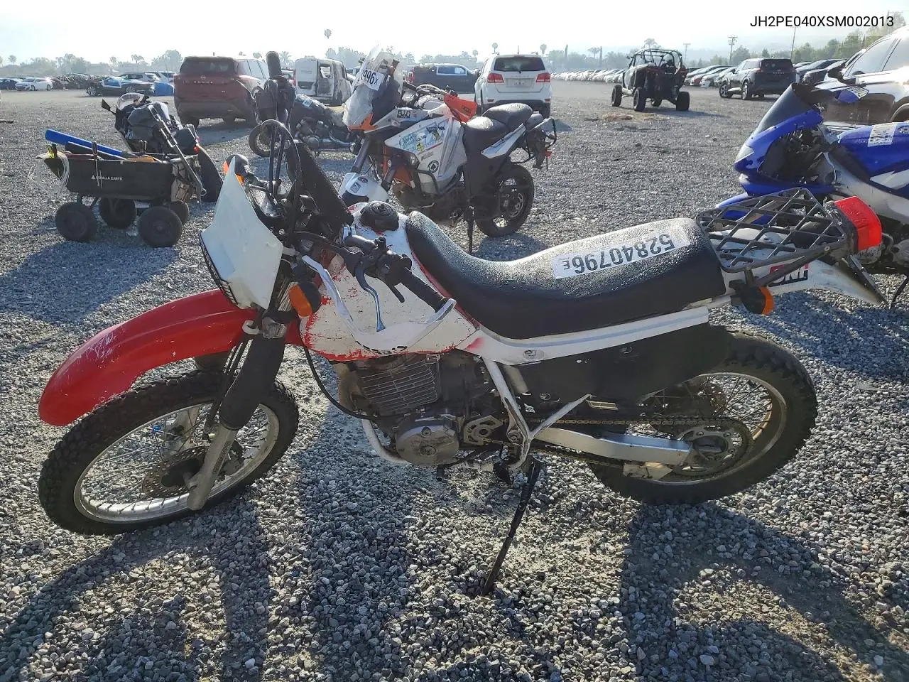 1995 Honda Xr600 R VIN: JH2PE040XSM002013 Lot: 52840796