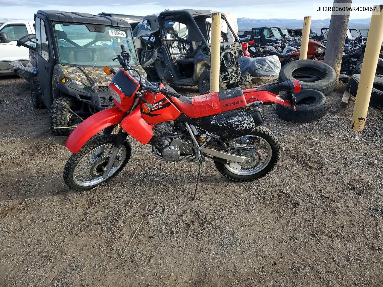2006 Honda Xr650 L VIN: JH2RD06096K400467 Lot: 74395325