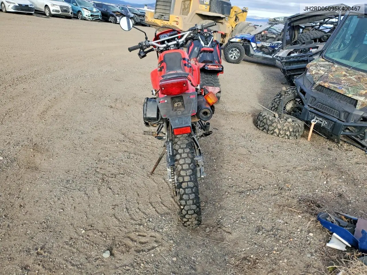 2006 Honda Xr650 L VIN: JH2RD06096K400467 Lot: 74395325