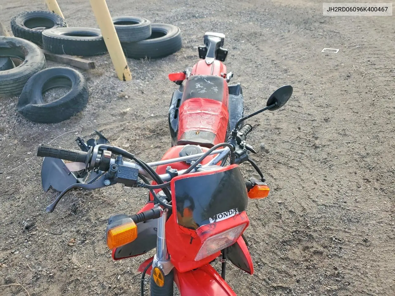 2006 Honda Xr650 L VIN: JH2RD06096K400467 Lot: 74395325