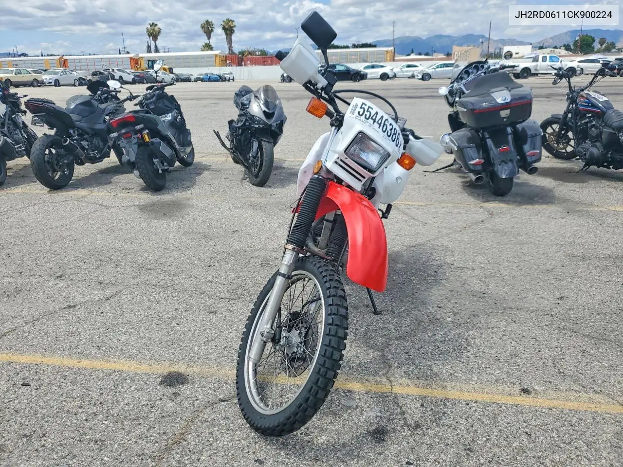 2012 Honda Xr650 L VIN: JH2RD0611CK900224 Lot: 55446386