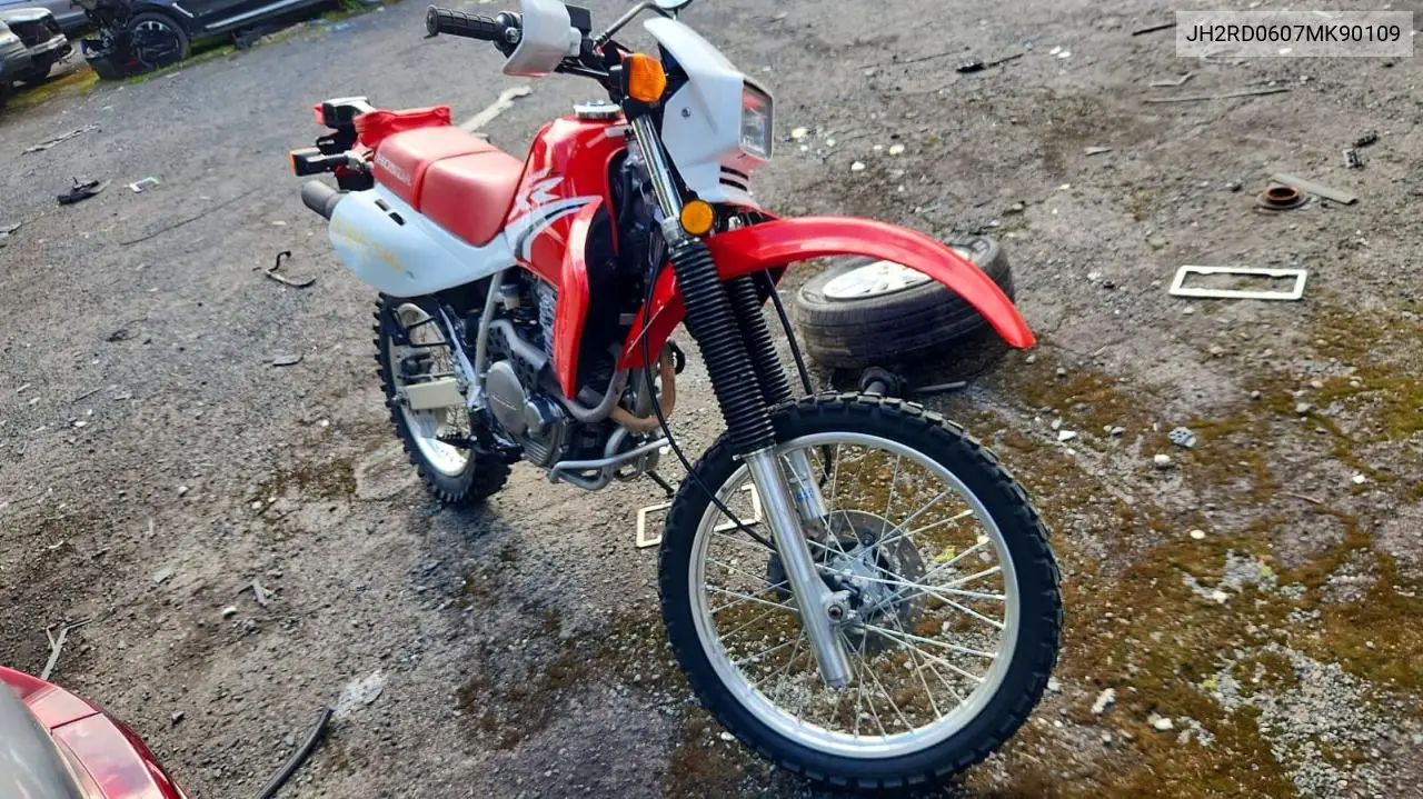 2021 Honda Xr650 L VIN: JH2RD0607MK90109 Lot: 48491366