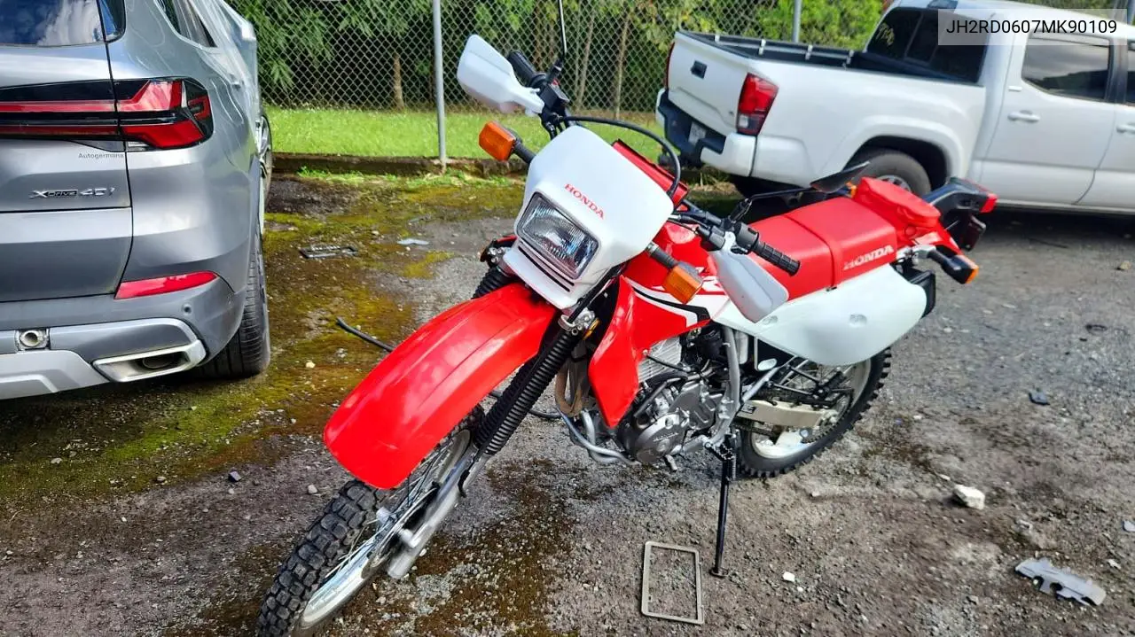 2021 Honda Xr650 L VIN: JH2RD0607MK90109 Lot: 48491366