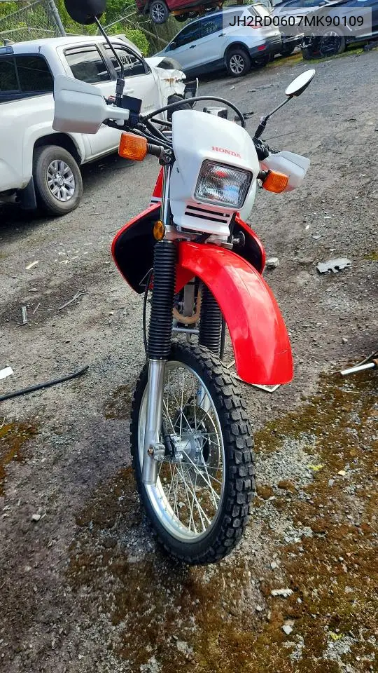 2021 Honda Xr650 L VIN: JH2RD0607MK90109 Lot: 48491366