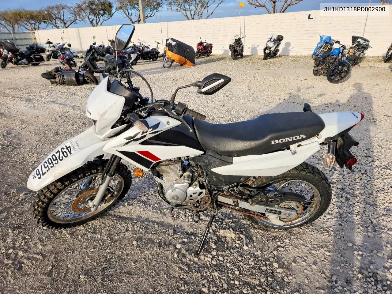 2023 Honda Xr150L E VIN: 3H1KD1318PD002900 Lot: 49266576