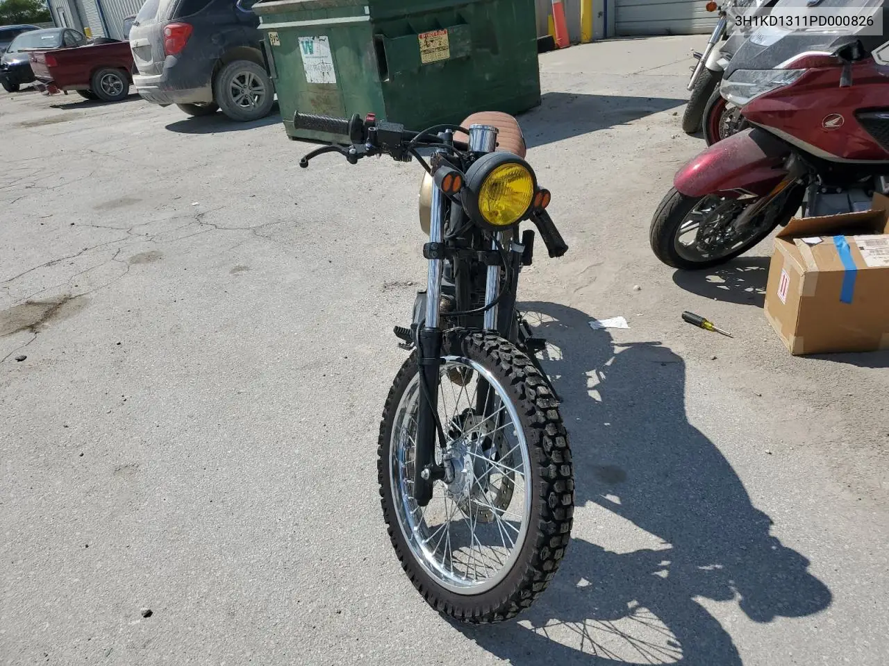 2023 Honda Xr150L E VIN: 3H1KD1311PD000826 Lot: 55872546