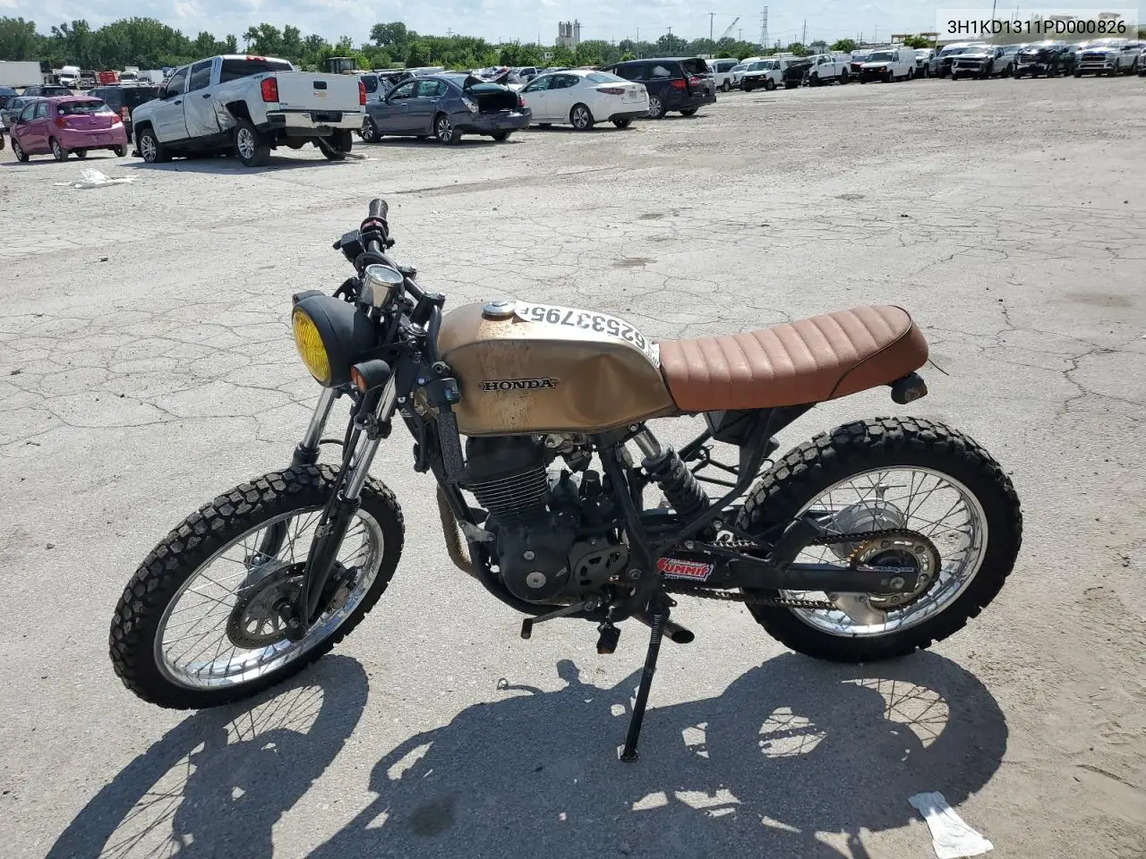 2023 Honda Xr150L E VIN: 3H1KD1311PD000826 Lot: 55872546