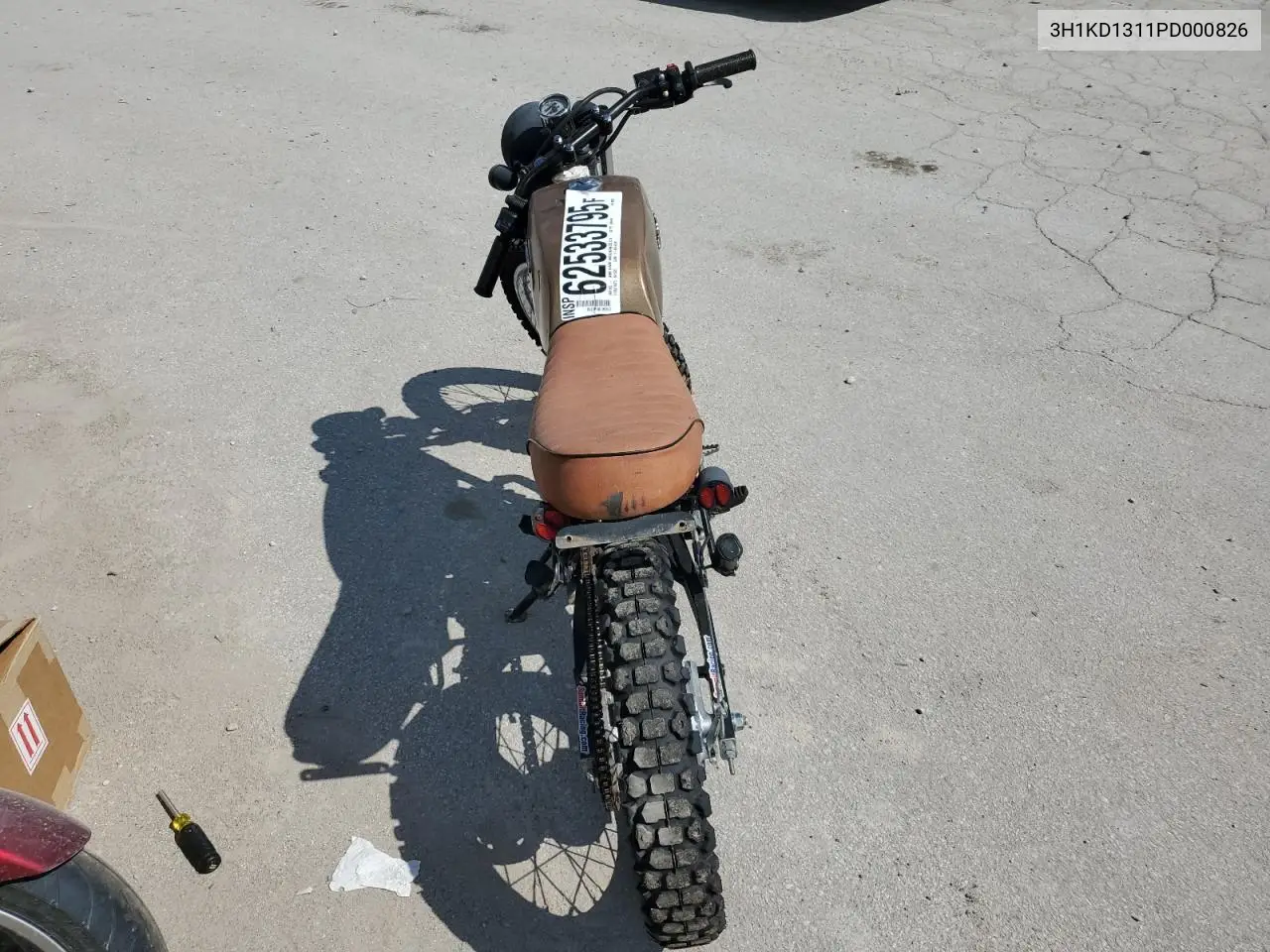 2023 Honda Xr150L E VIN: 3H1KD1311PD000826 Lot: 55872546