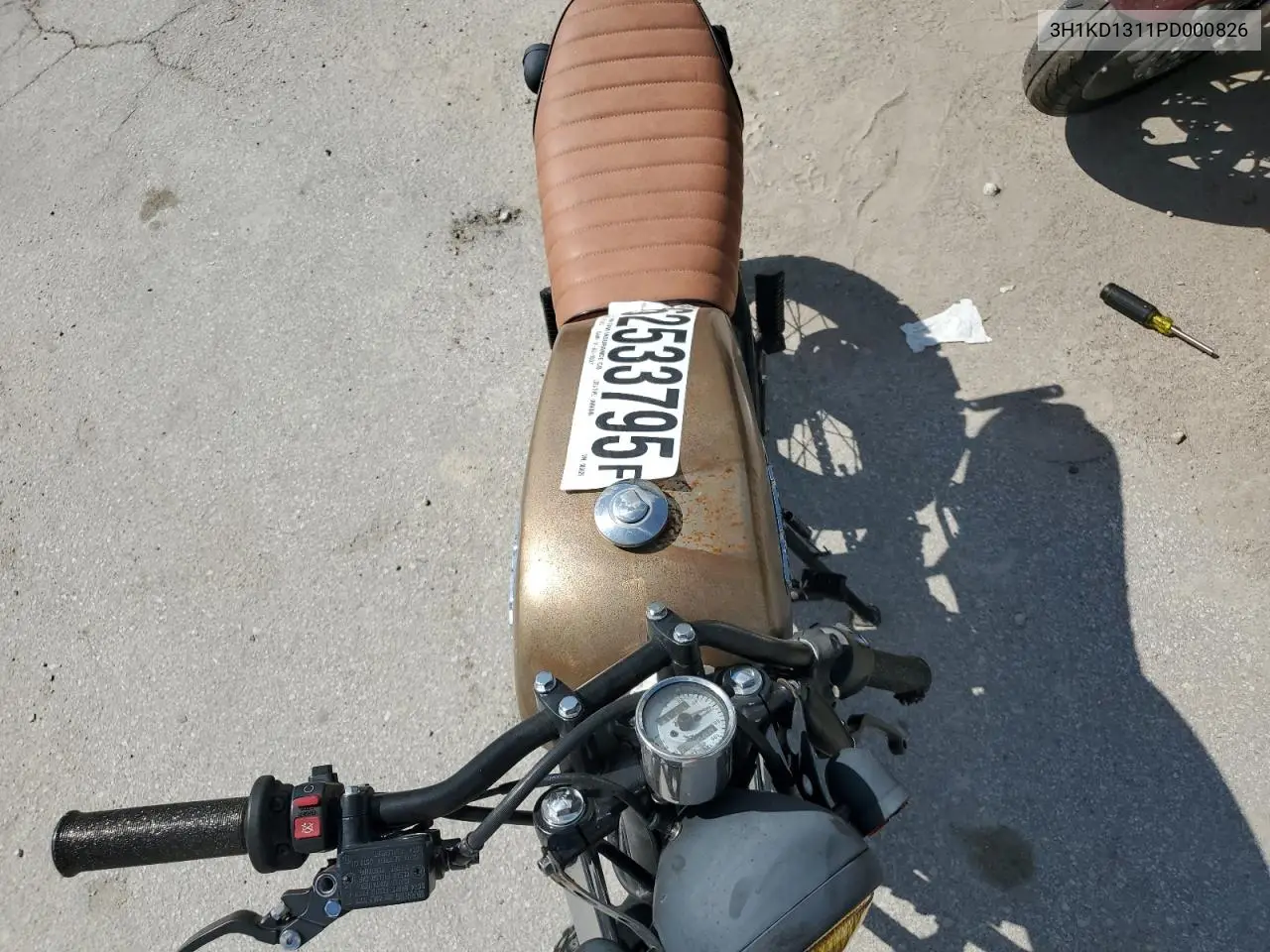 2023 Honda Xr150L E VIN: 3H1KD1311PD000826 Lot: 55872546