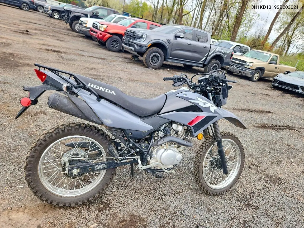 2025 Honda Xr150L E VIN: 3H1KD1319SD203021 Lot: 50926086