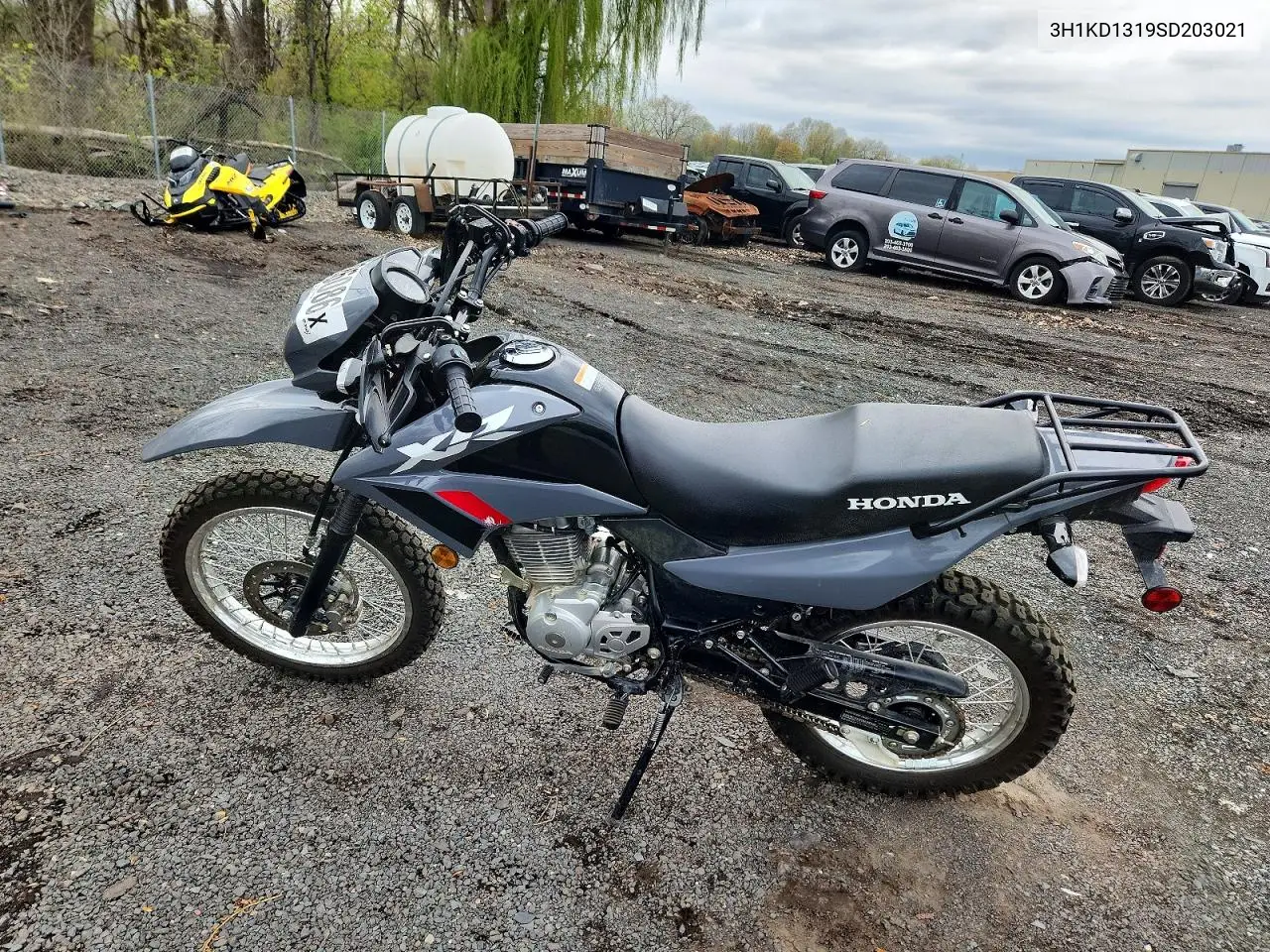 2025 Honda Xr150L E VIN: 3H1KD1319SD203021 Lot: 50926086