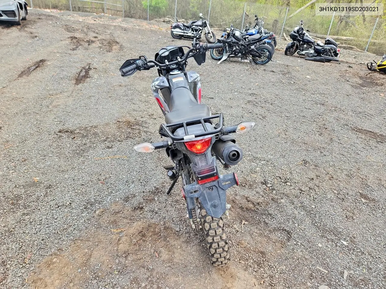 2025 Honda Xr150L E VIN: 3H1KD1319SD203021 Lot: 50926086